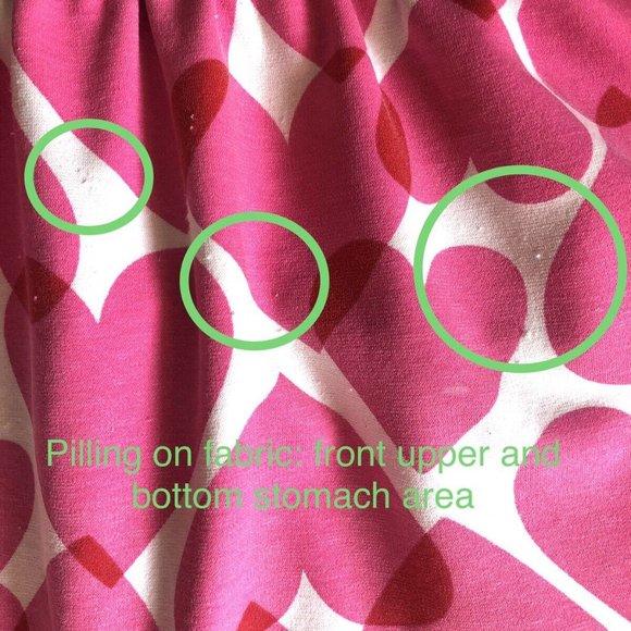 Place Girls Pink Hearts Design Shirred Waist Dress Pink White Size Medium 7/8 - Picture 12 of 12